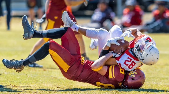 Auch! Repeated head trauma changes brain chemistry in former football players